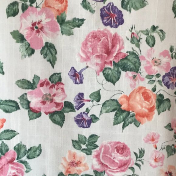 Special Thyme 80s Floral Jacket, Size 14: Vintage Lightweight Flowery Blazer - Picture 9 of 12